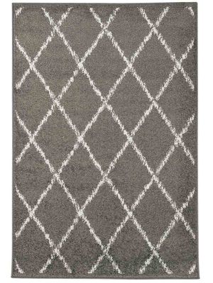 Tapete Decorativo Marroquí Gris Topo