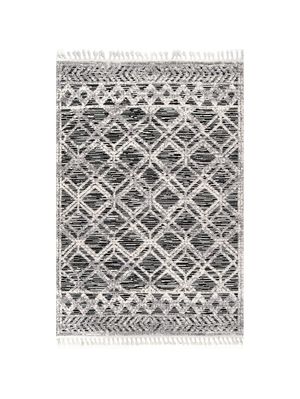 Tapete Decorativo Shaggy Lattice Grey